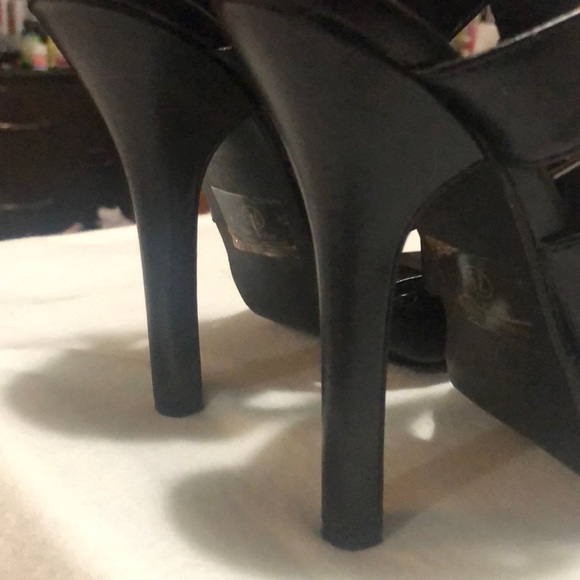 Paprika Black Sexy Open Toe heels Sandals - Picture 7 of 9